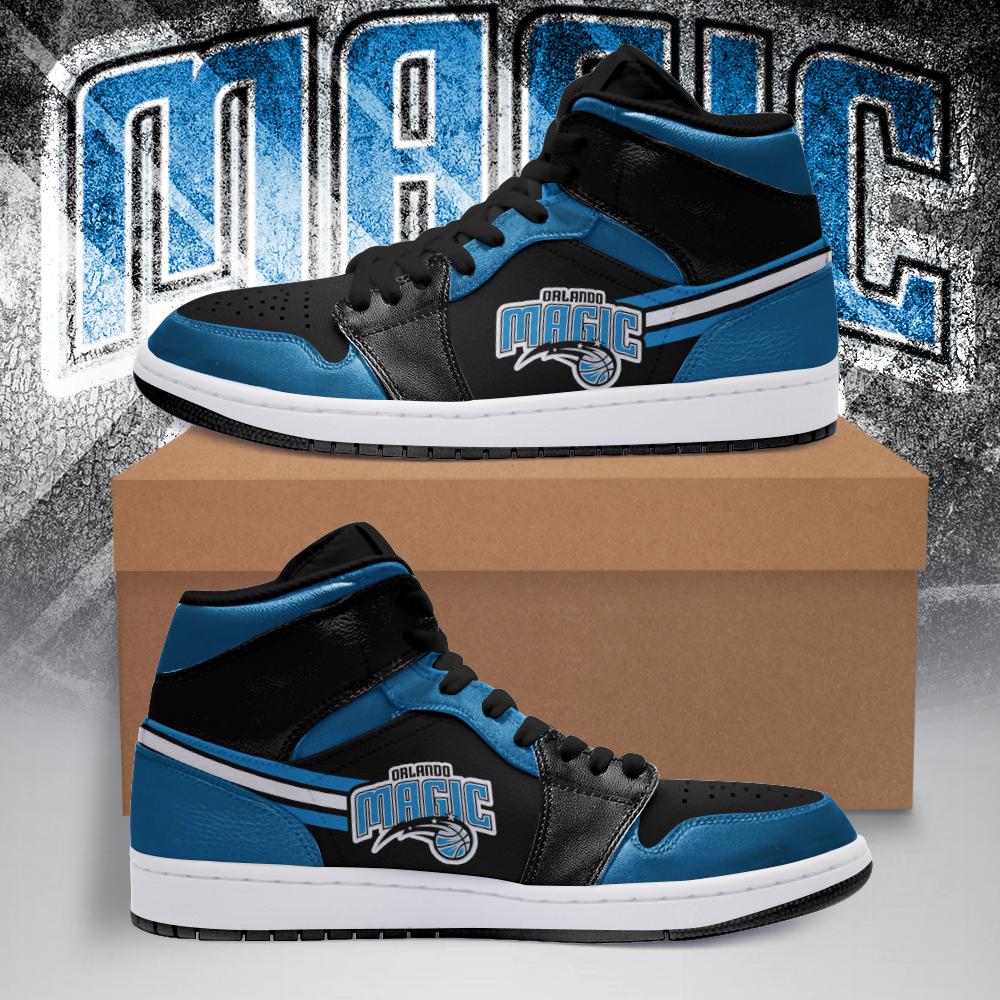 Ideafootwear Orlando Magic NBA AJ1 High Sneakers Shoes For Men And Women 3