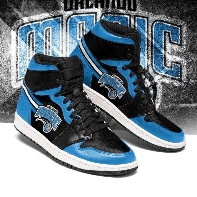 Ideafootwear Orlando Magic NBA AJ1 High Sneakers Shoes For Men And Women 3