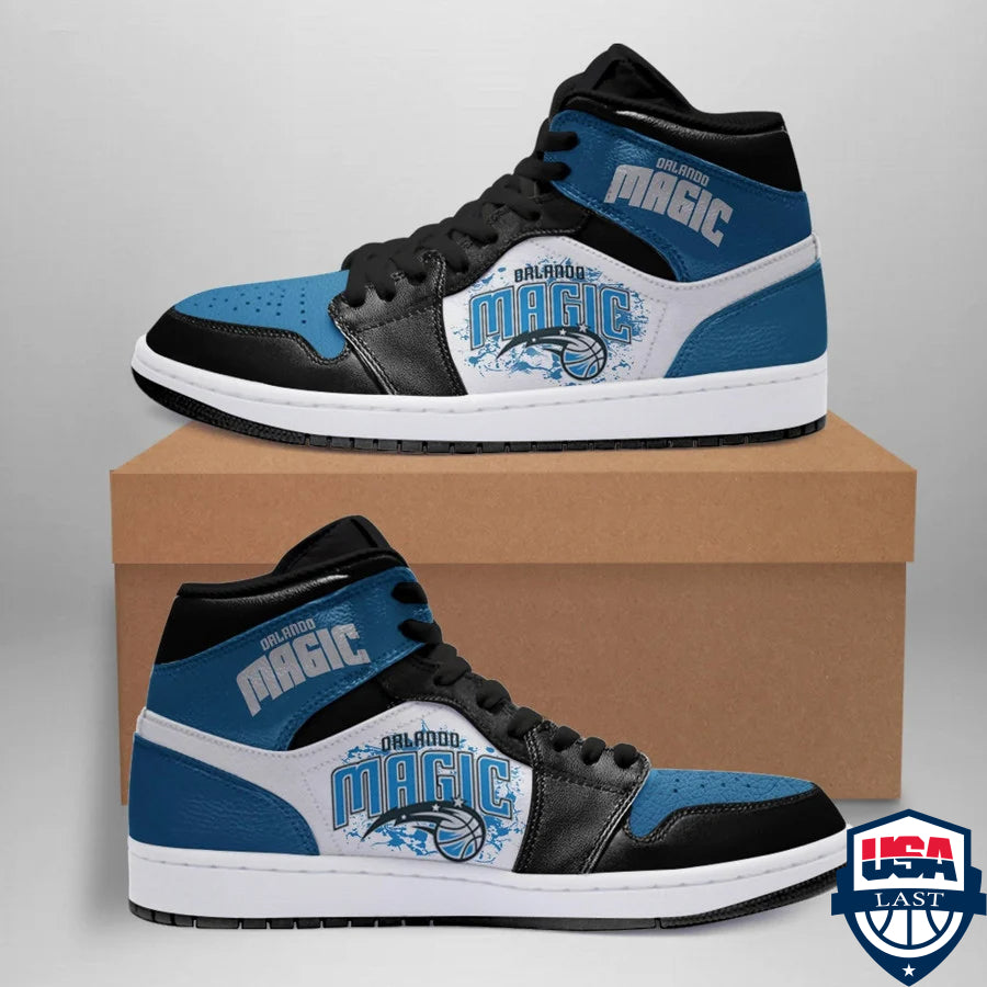 Ideafootwear Orlando Magic NBA AJ1 High Sneakers Shoes For Men And Women 1
