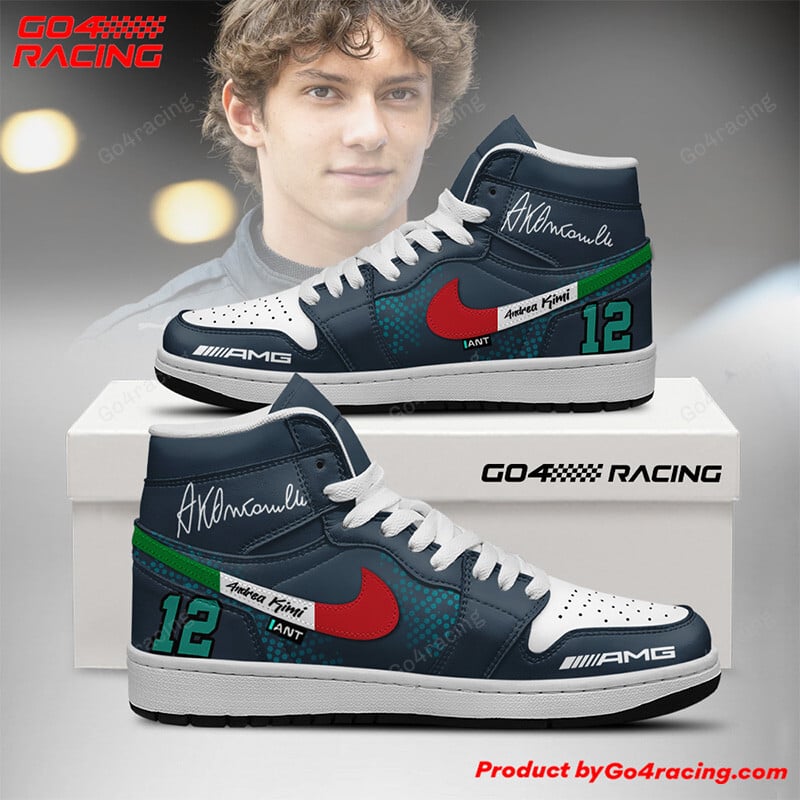 Ideafootwear Oscar Piastri - Mclaren AJ1 High Sneakers Shoes For Men And Women 2
