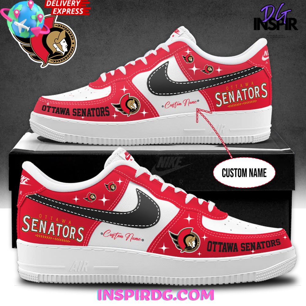 Ideafootwear Ottawa Senators Air Low-Top Sneakers Shoes For Men And Women 1