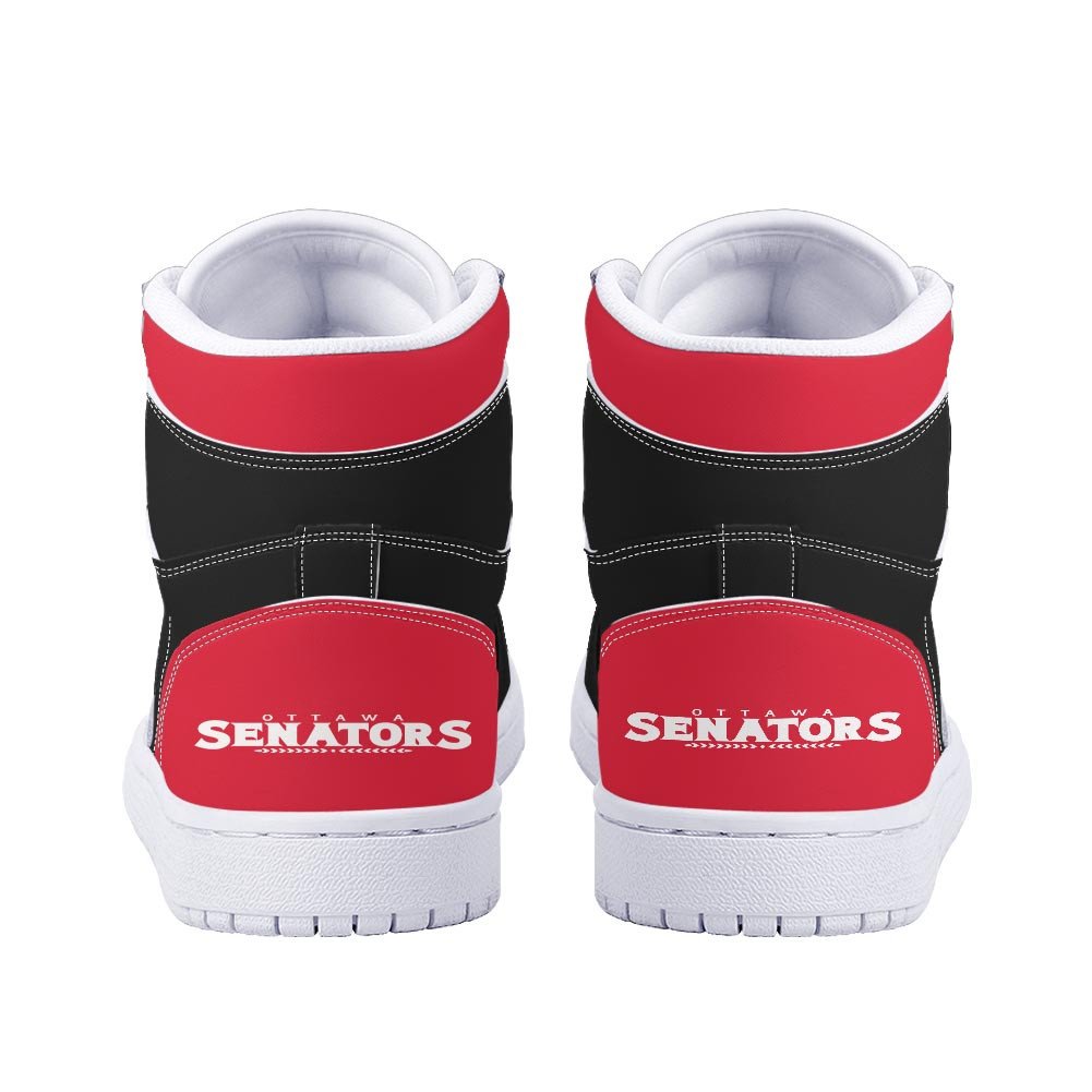 Ideafootwear Ottawa Senators AJ1 High Sneakers Shoes For Men And Women 4