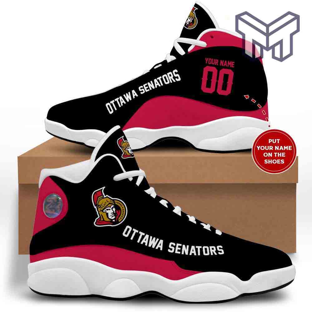 Ideafootwear Ottawa Senators AJ13 Sneakers Shoes For Men And Women 1