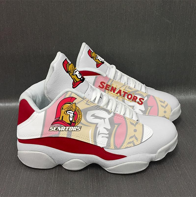 Ideafootwear Ottawa Senators AJ13 Sneakers Shoes For Men And Women 2
