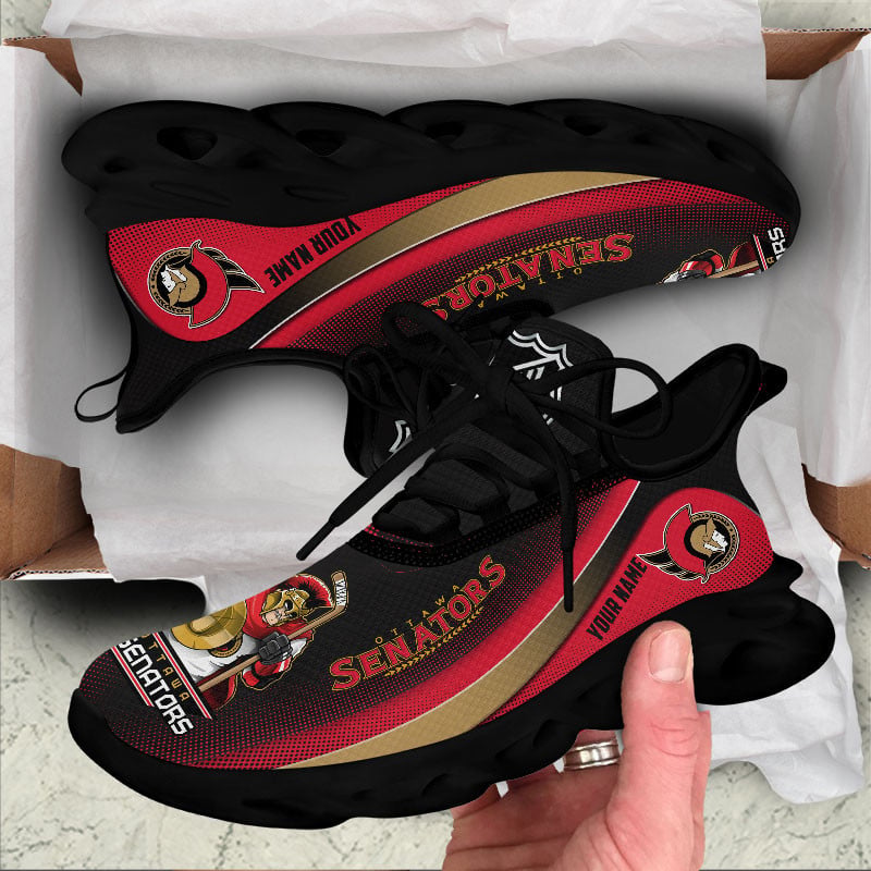 Ideafootwear Ottawa Senators Max Soul Shoes Sneakers For Men And Women 2
