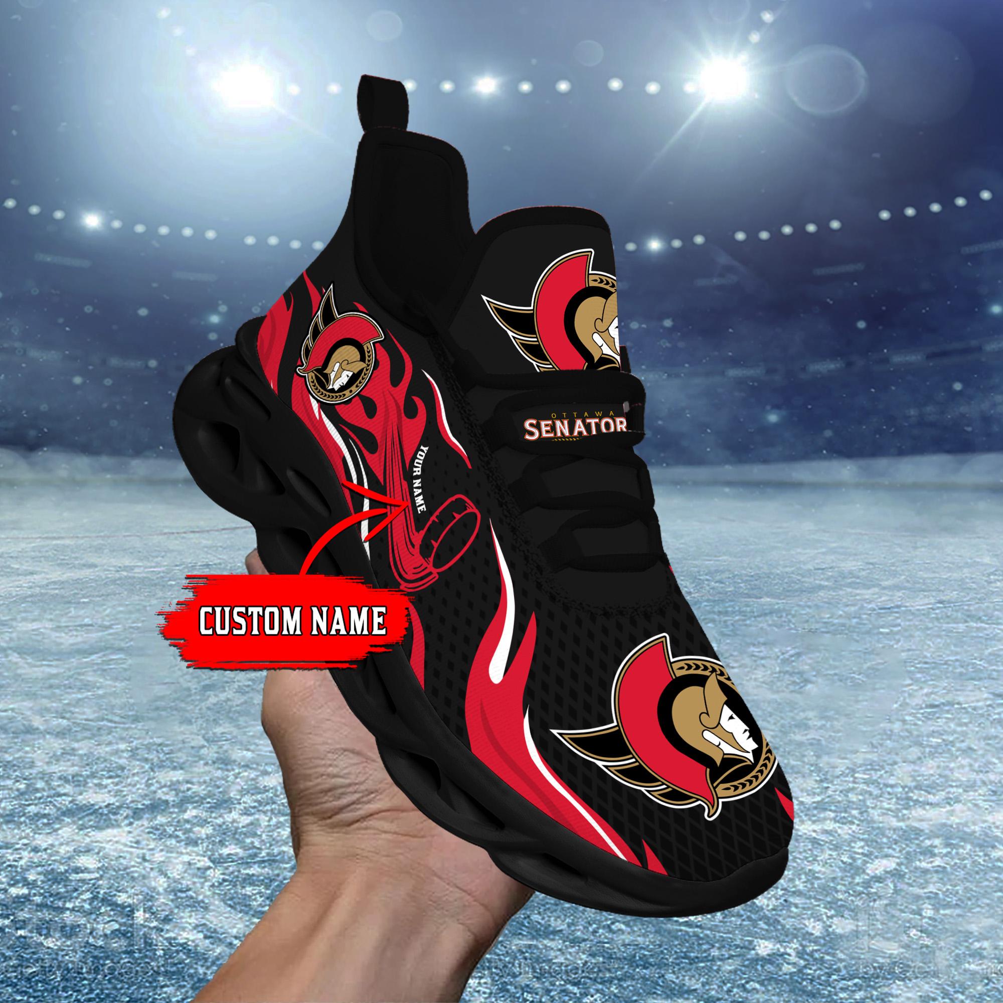 Ideafootwear Ottawa Senators Max Soul Shoes Sneakers For Men And Women 3