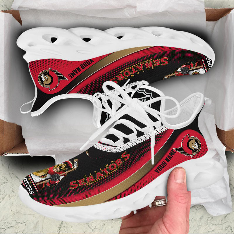 Ideafootwear Ottawa Senators Max Soul Shoes Sneakers For Men And Women 2