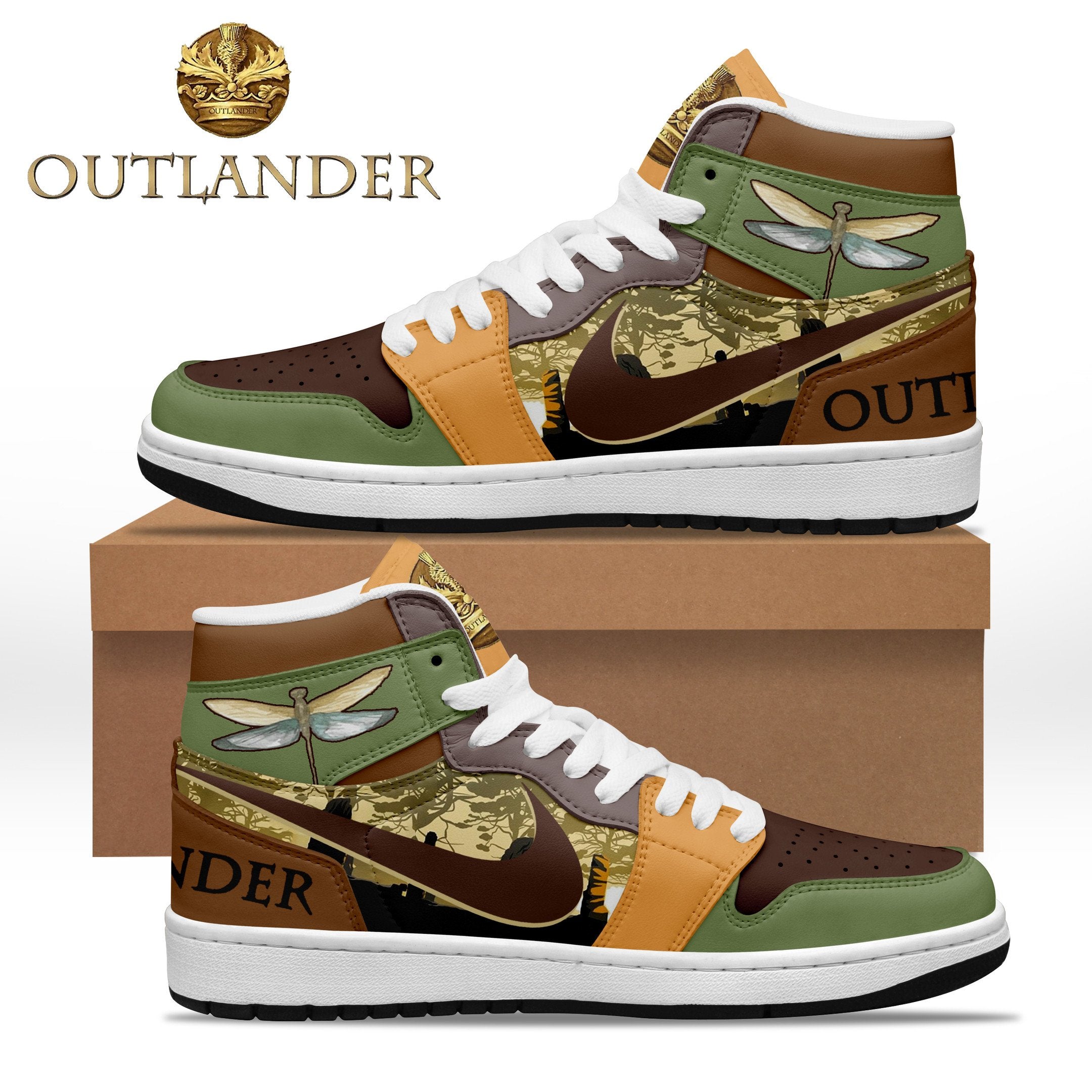 Ideafootwear Outlander AJ1 High Sneakers Shoes For Men And Women 1