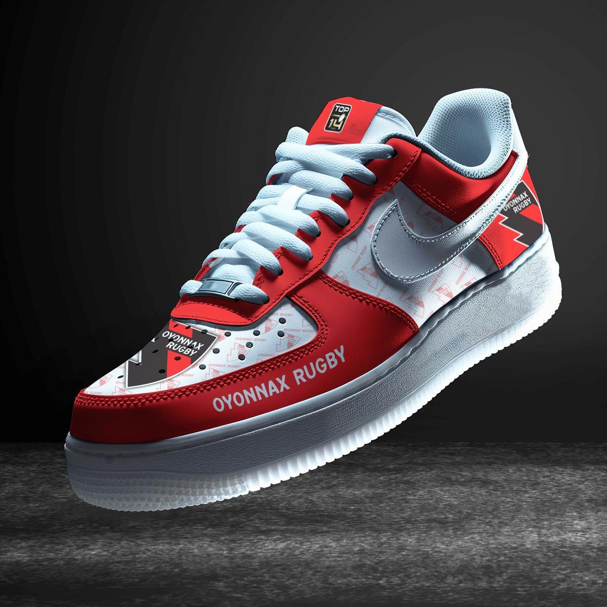 Ideafootwear Oyonnax Rugby Air Low-Top Sneakers Shoes For Men And Women 1