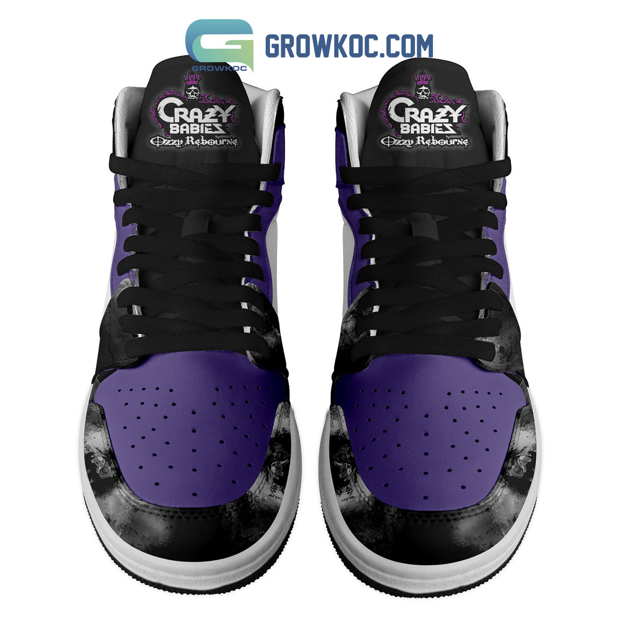 Ideafootwear Ozzy Osbourne AJ1 High Sneakers Shoes For Men And Women 2