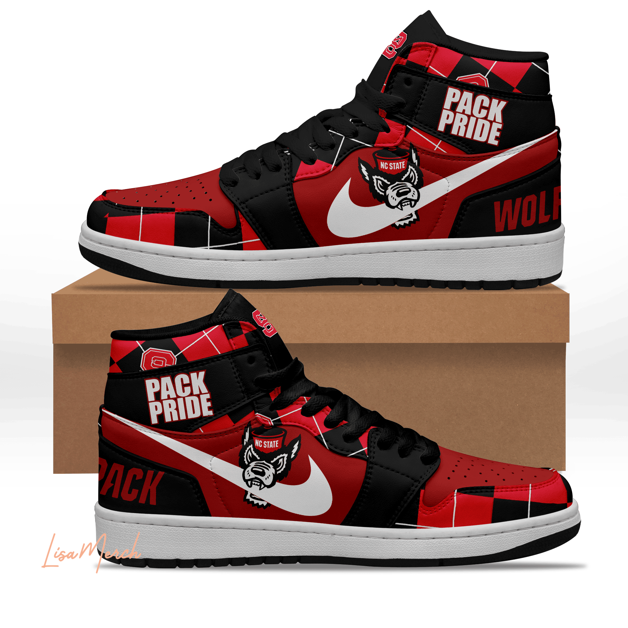 Ideafootwear Pack Pride AJ1 High Sneakers Shoes For Men And Women 1
