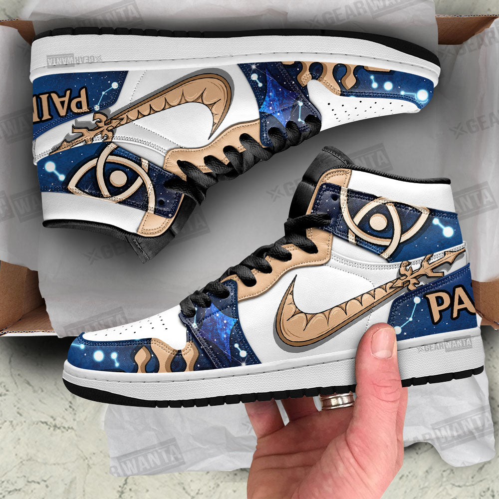Ideafootwear Paimon Genshin Impact AJ1 High Sneakers Shoes For Men And Women 4