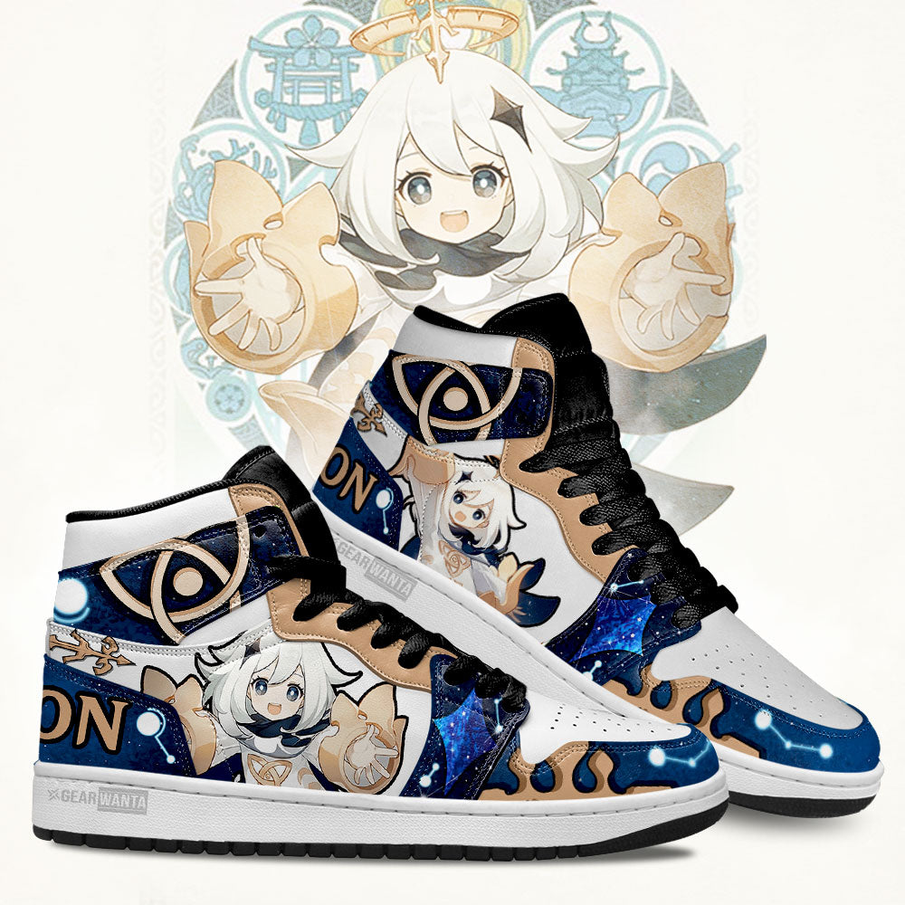 Ideafootwear Paimon Genshin Impact AJ1 High Sneakers Shoes For Men And Women 3