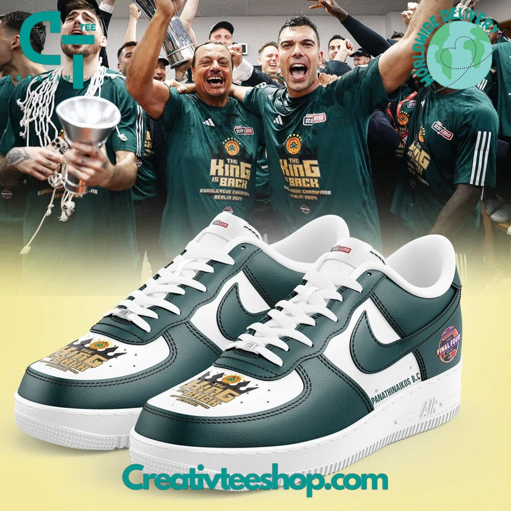 Ideafootwear Panathinaikos BC Air Low-Top Sneakers Shoes For Men And Women 6
