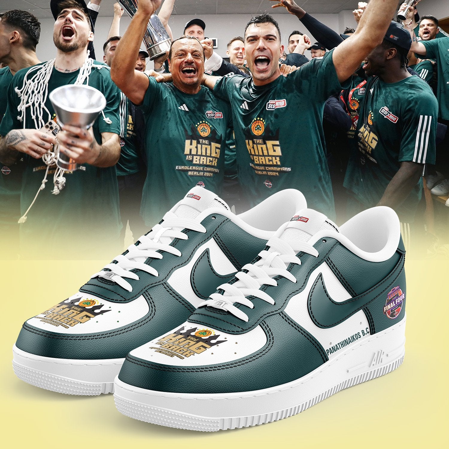 Ideafootwear Panathinaikos BC Air Low-Top Sneakers Shoes For Men And Women 8