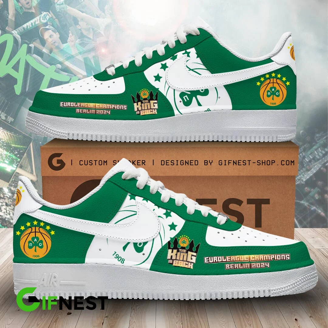 Ideafootwear Panathinaikos BC Air Low-Top Sneakers Shoes For Men And Women 7