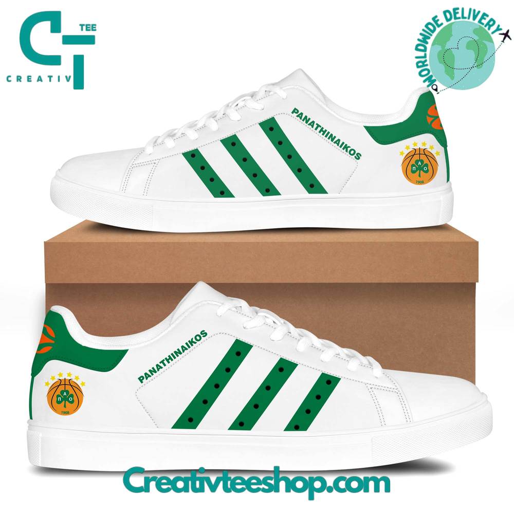 Ideafootwear Panathinaikos BC Skate Stan Shoes Sneakes For Men And Women 1