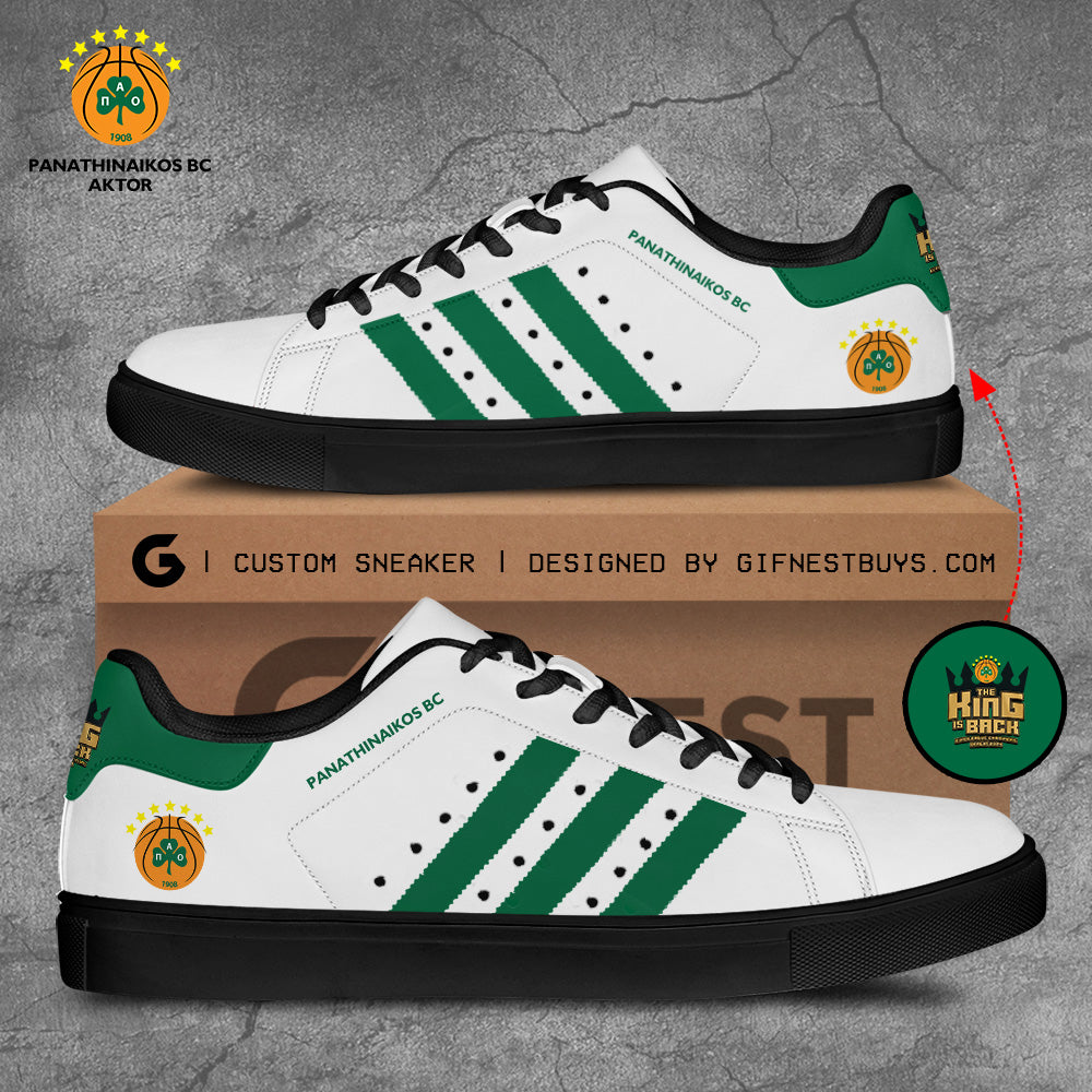 Ideafootwear Panathinaikos Skate Stan Shoes Sneakes For Men And Women 3
