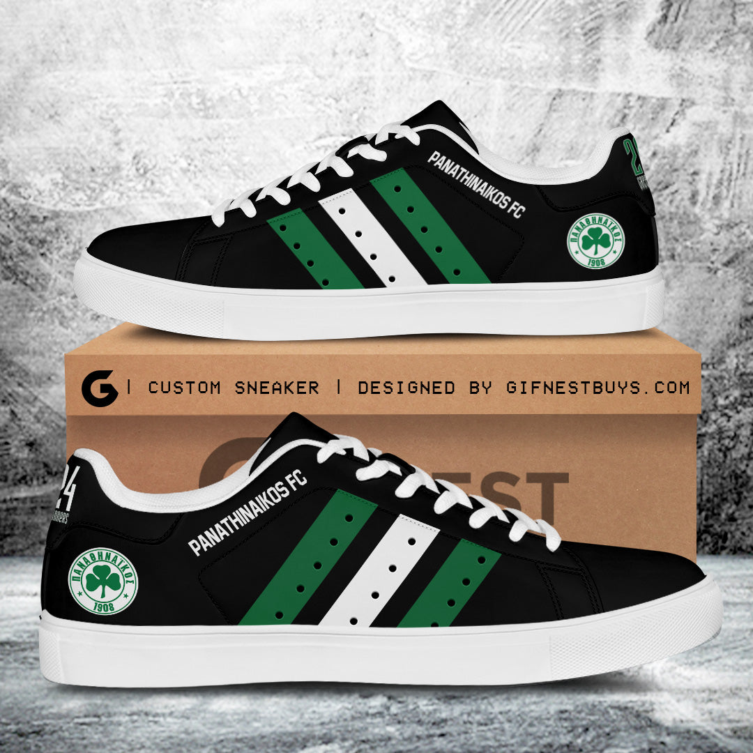 Ideafootwear Panathinaikos Skate Stan Shoes Sneakes For Men And Women 2