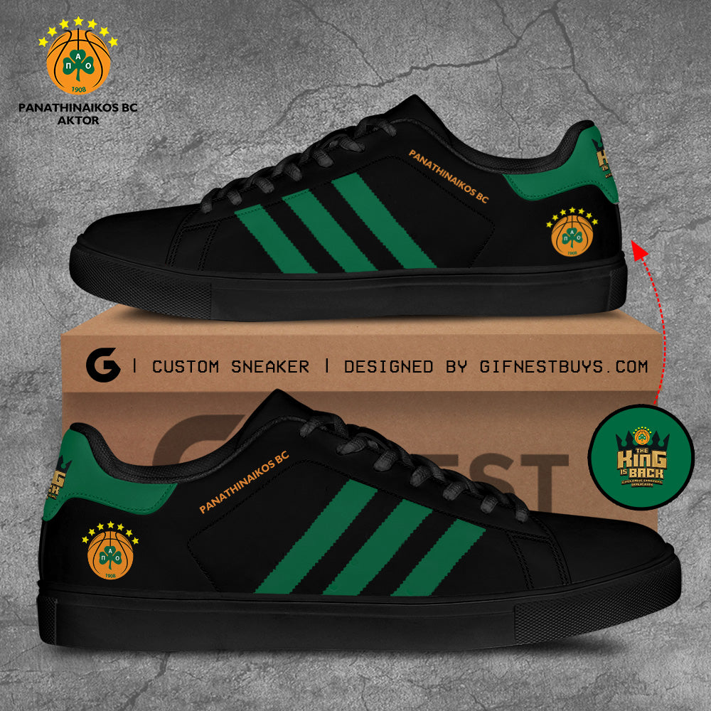 Ideafootwear Panathinaikos Skate Stan Shoes Sneakes For Men And Women 4
