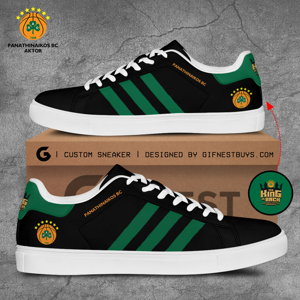 Ideafootwear Panathinaikos Skate Stan Shoes Sneakes For Men And Women 4