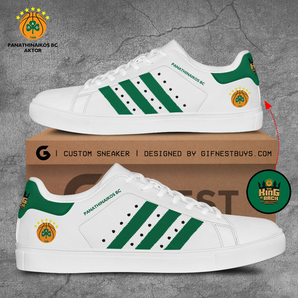 Ideafootwear Panathinaikos Skate Stan Shoes Sneakes For Men And Women 3