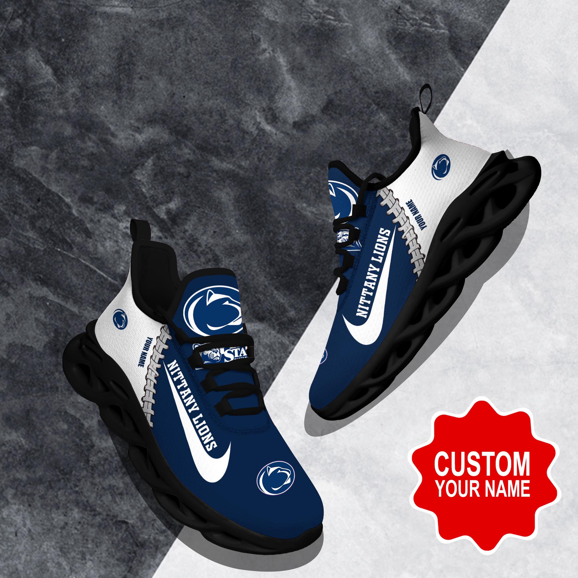 Ideafootwear Penn State Nittany Lions Max Soul Shoes Sneakers For Men And Women 2