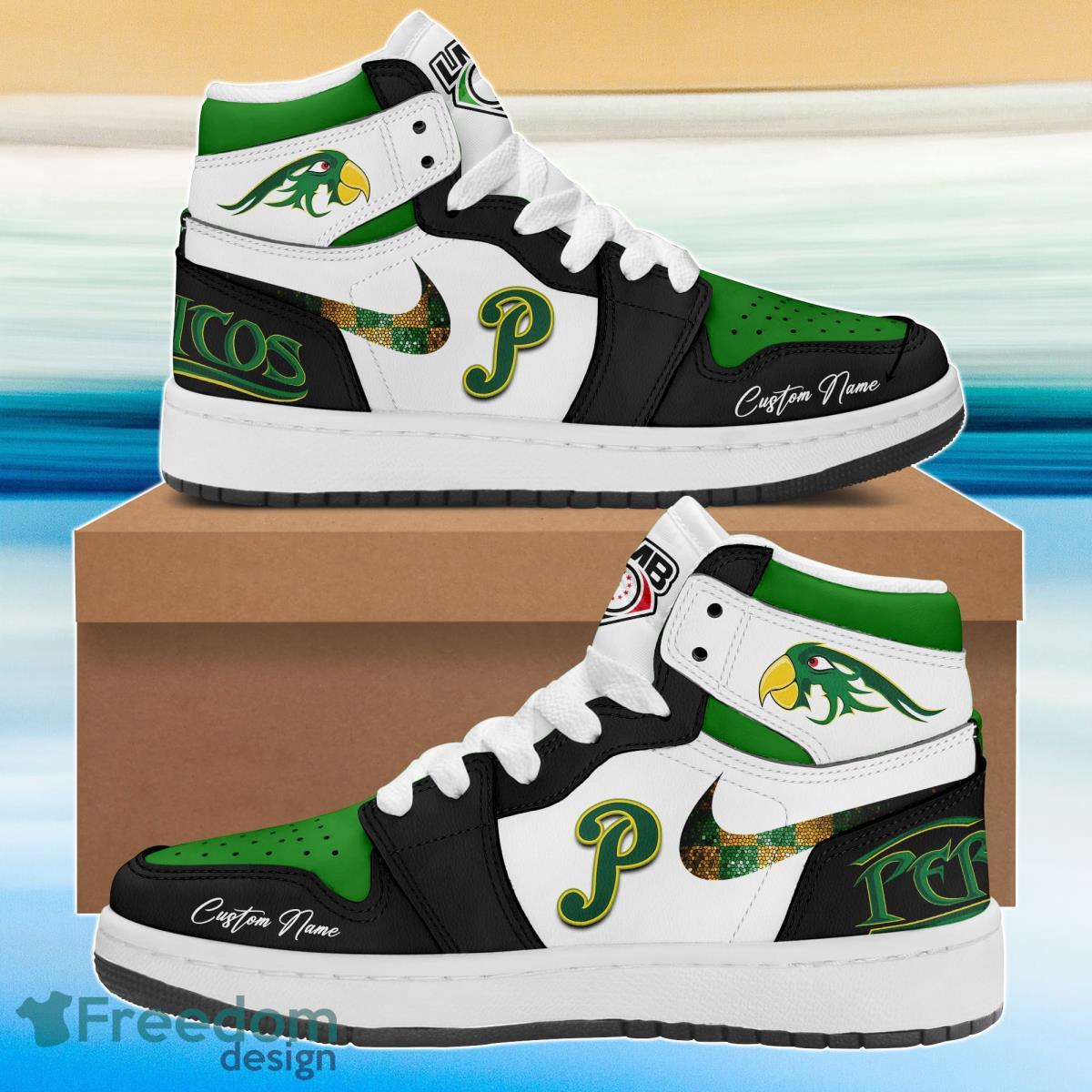 Ideafootwear Pericos de Puebla AJ1 High Sneakers Shoes For Men And Women 2