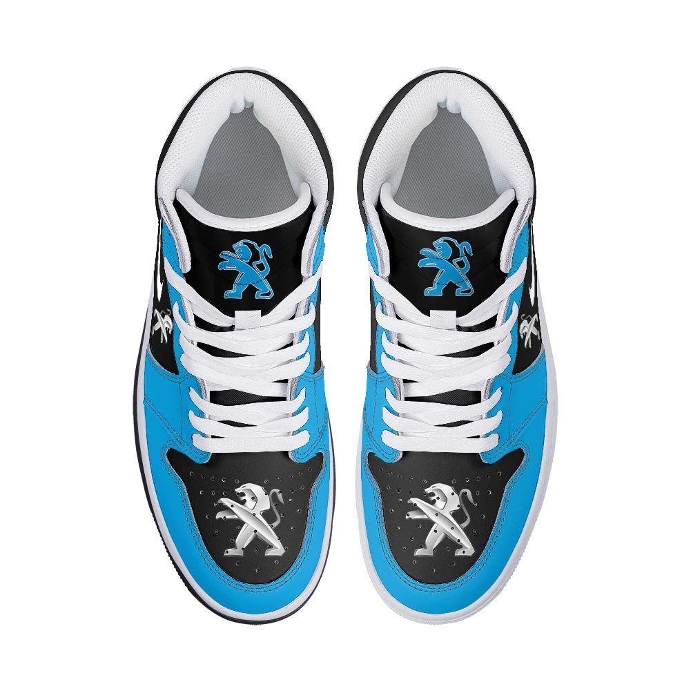 Ideafootwear Peugeot AJ1 High Sneakers Shoes For Men And Women 1