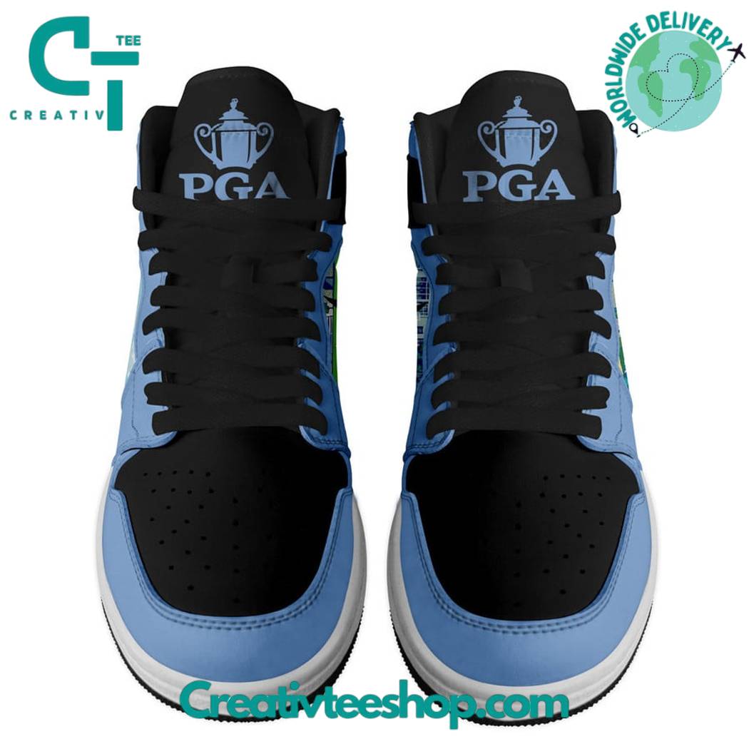 Ideafootwear PGA Valhalla Championship 2024 Blue AJ1 High Sneakers Shoes For Men And Women 1