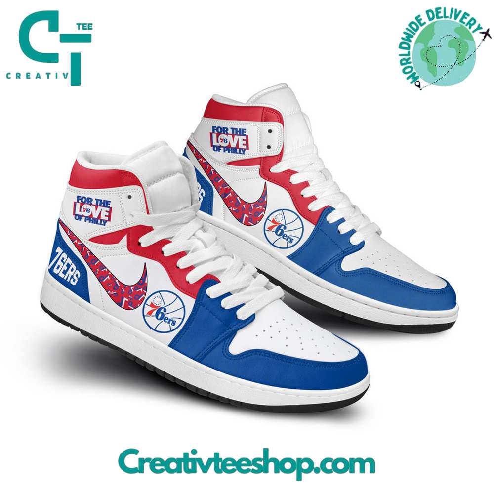 Ideafootwear Philadelphia 76ers AJ1 High Sneakers Shoes For Men And Women 5