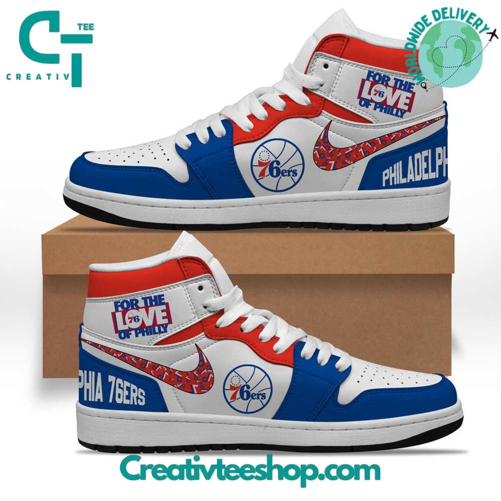 Ideafootwear Philadelphia 76ers AJ1 High Sneakers Shoes For Men And Women 5