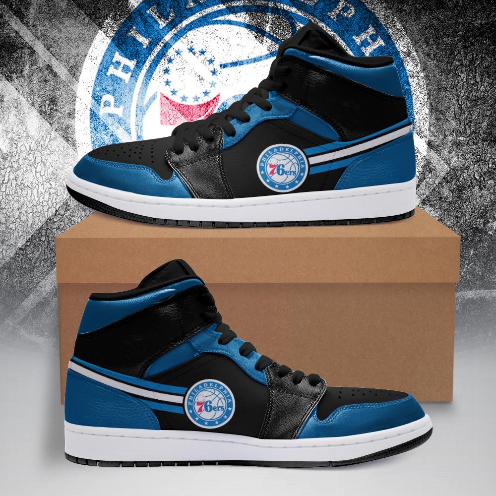 Ideafootwear Philadelphia 76ers NBA AJ1 High Sneakers Shoes For Men And Women 1