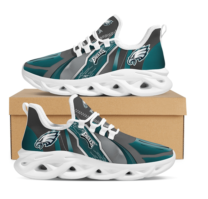 Ideafootwear Philadelphia Eagles Max Soul Shoes Sneakers For Men And Women 5