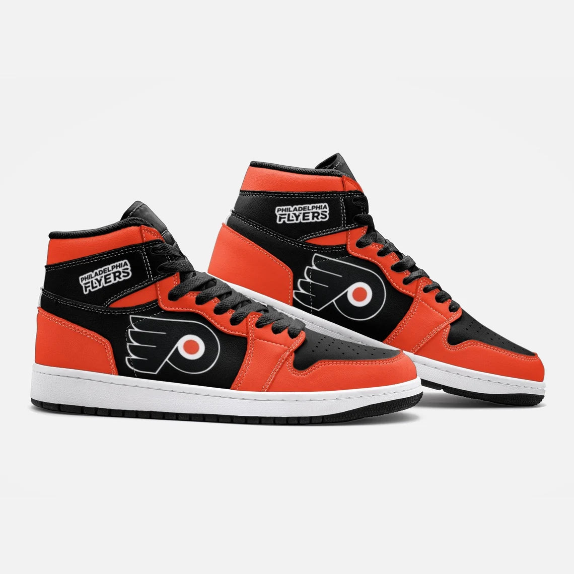 Ideafootwear Philadelphia Flyers AJ1 High Sneakers Shoes For Men And Women 6