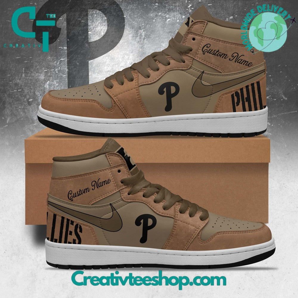 Ideafootwear Philadelphia Phillies AJ1 High Sneakers Shoes For Men And Women 3
