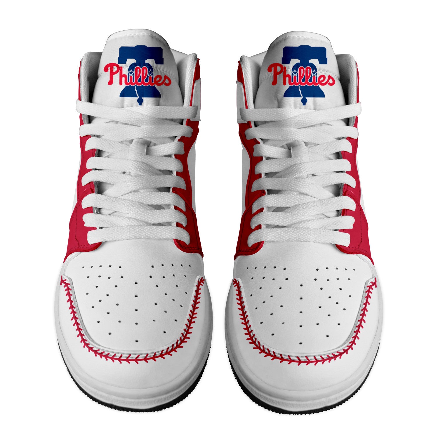 Ideafootwear Philadelphia Phillies AJ1 High Sneakers Shoes For Men And Women 17