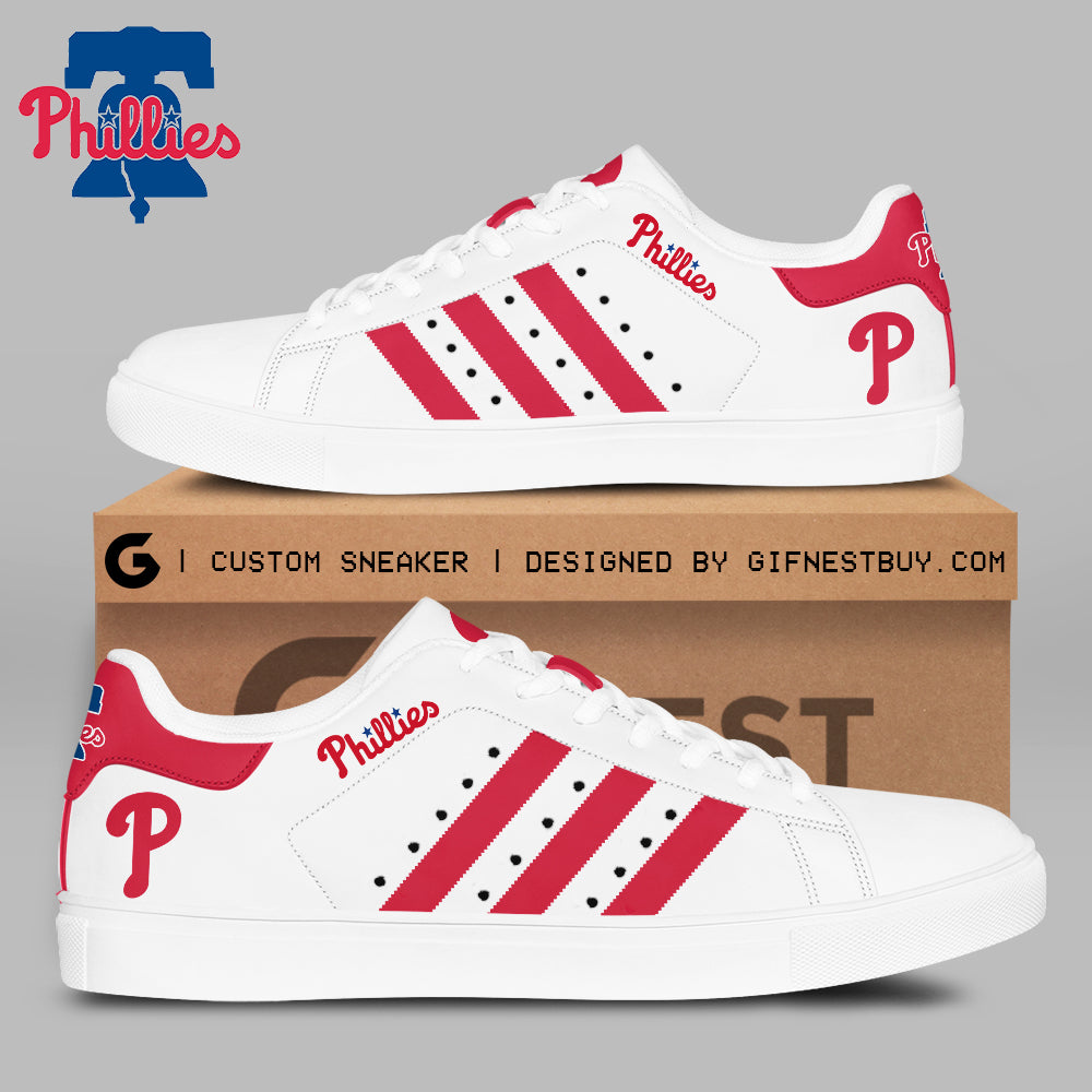 Ideafootwear Philadelphia Phillies Skate Stan Shoes Sneakes For Men And Women 2