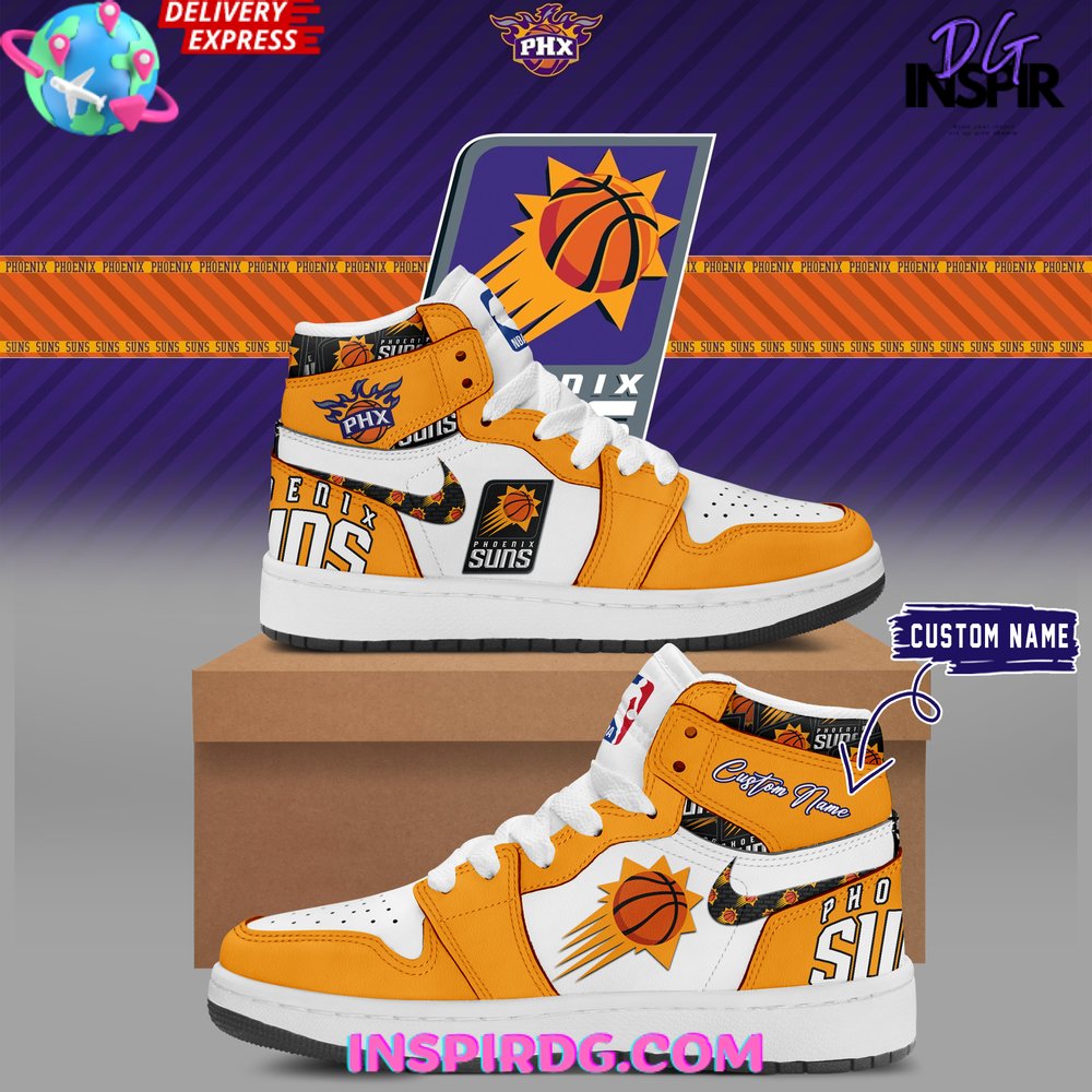 Ideafootwear Phoenix Suns AJ1 High Sneakers Shoes For Men And Women 4
