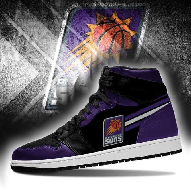 Ideafootwear Phoenix Suns NBA AJ1 High Sneakers Shoes For Men And Women 3