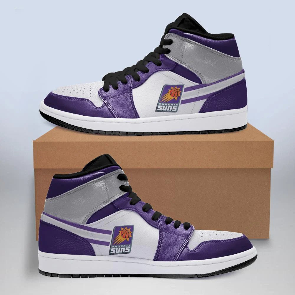 Ideafootwear Phoenix Suns NBA AJ1 High Sneakers Shoes For Men And Women 4