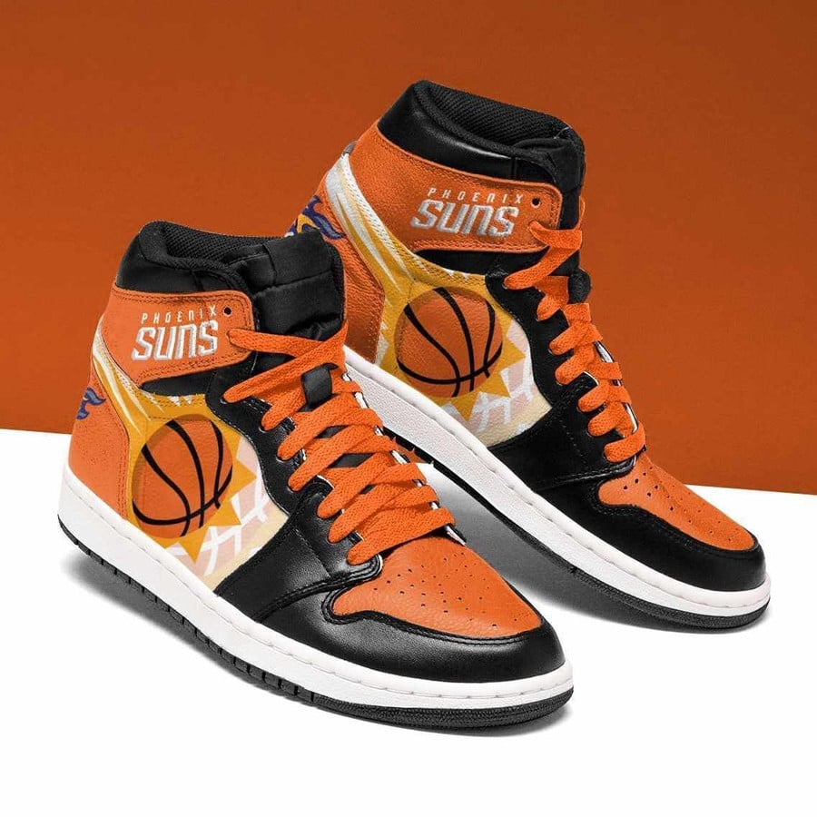 Ideafootwear Phoenix Suns NBA AJ1 High Sneakers Shoes For Men And Women 2