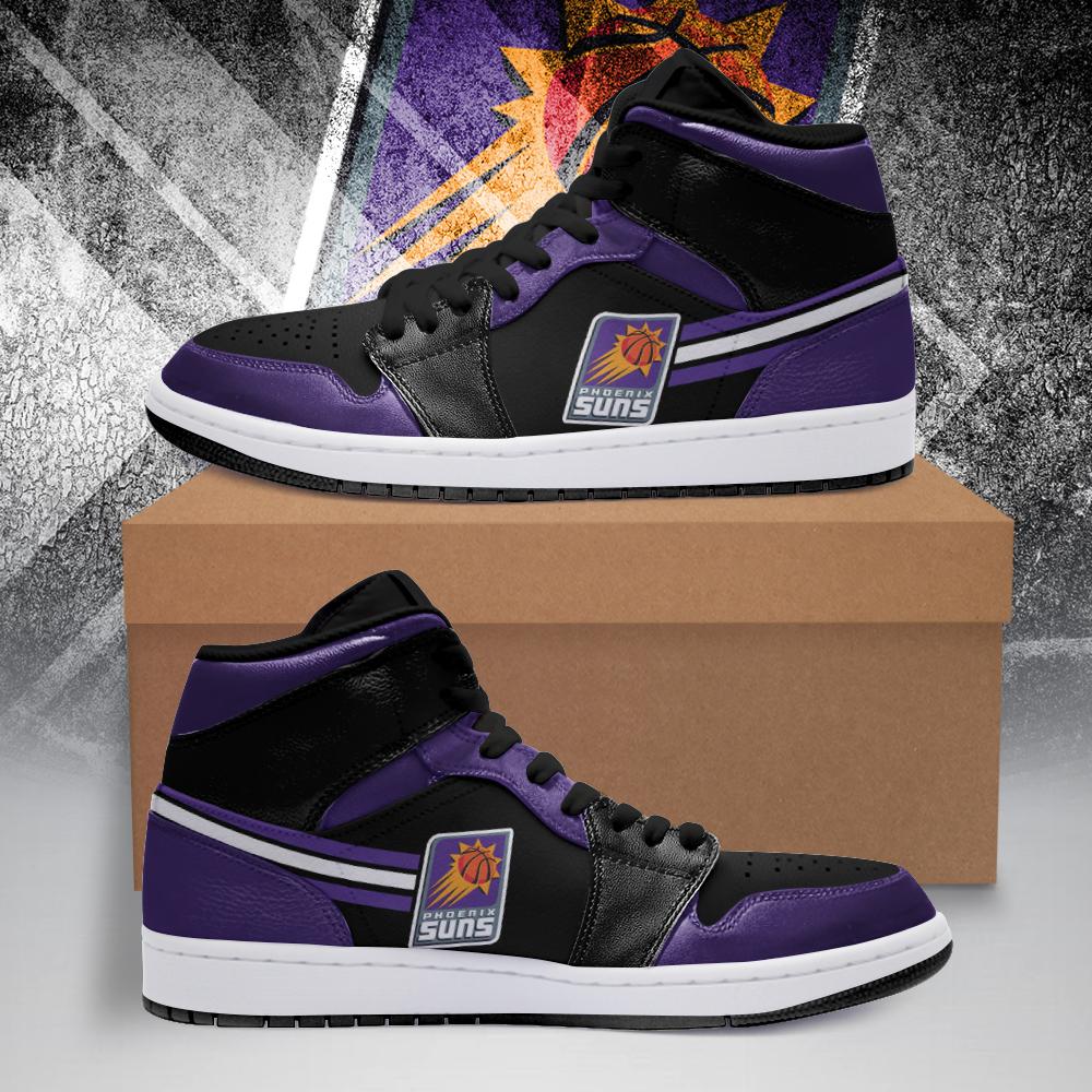 Ideafootwear Phoenix Suns NBA AJ1 High Sneakers Shoes For Men And Women 5