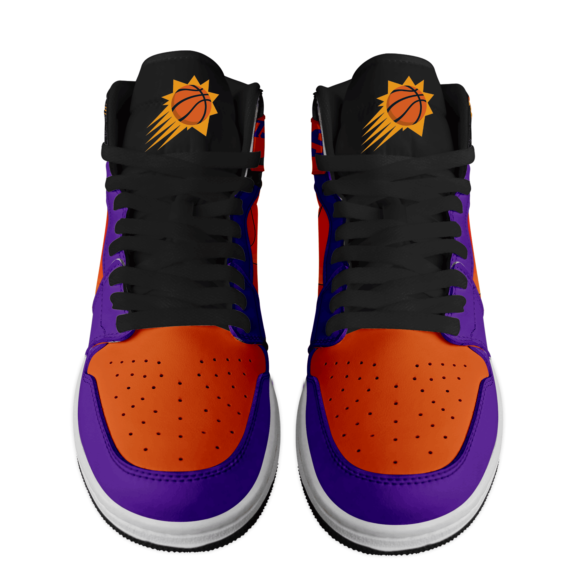 Ideafootwear Phoenix Suns AJ1 High Sneakers Shoes For Men And Women 8