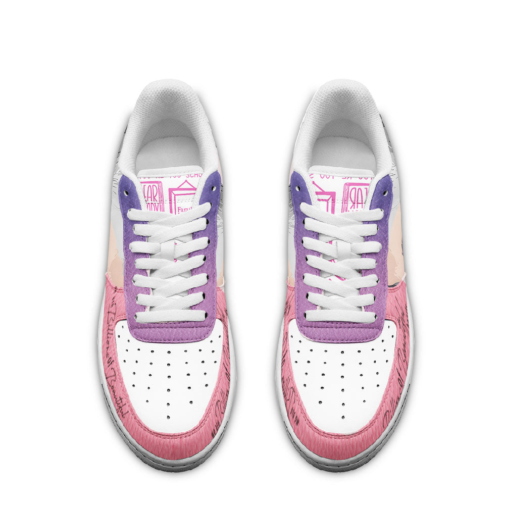 Ideafootwear Pink Air Low-Top Sneakers Shoes For Men And Women 1