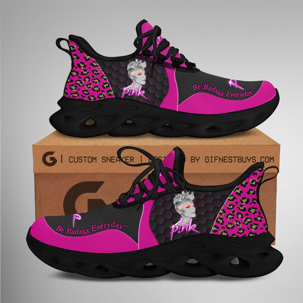 Ideafootwear Pink Max Soul Shoes Sneakers For Men And Women 4