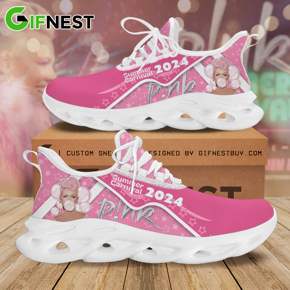 Ideafootwear Pink Max Soul Shoes Sneakers For Men And Women 2