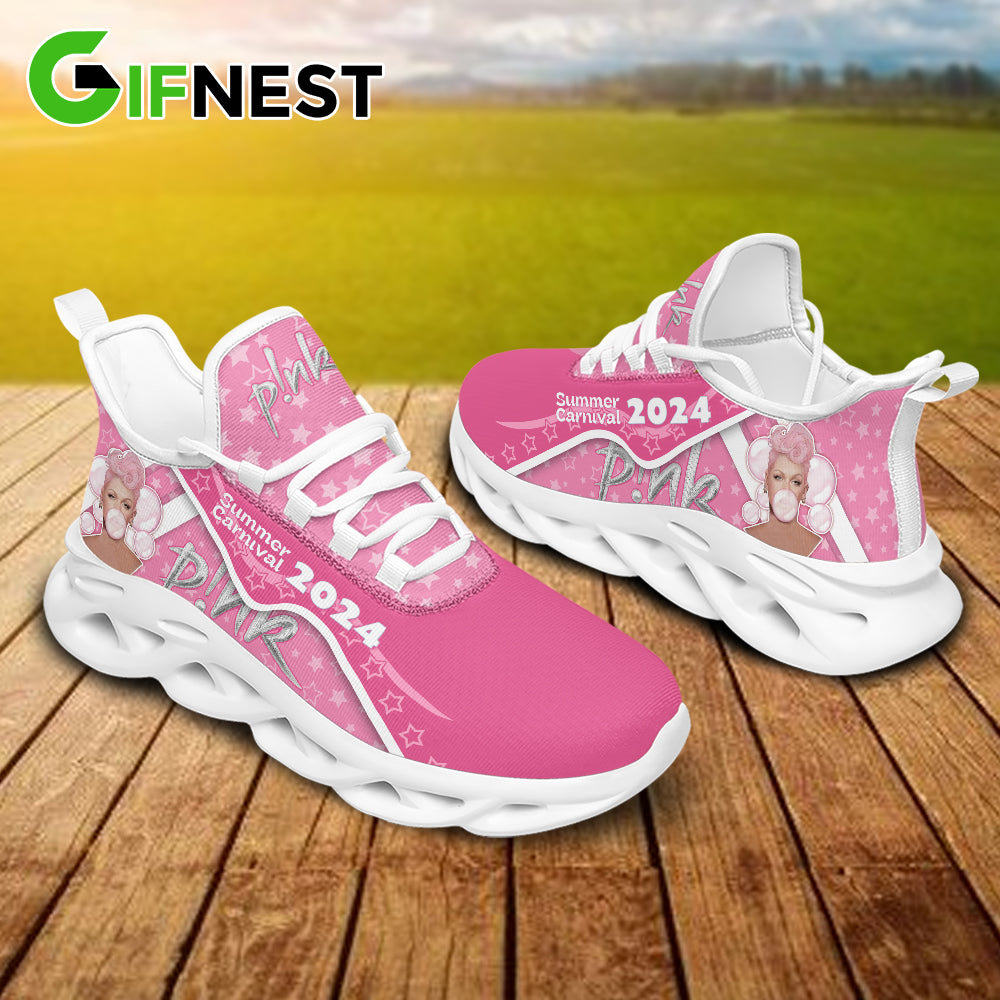 Ideafootwear Pink Max Soul Shoes Sneakers For Men And Women 2