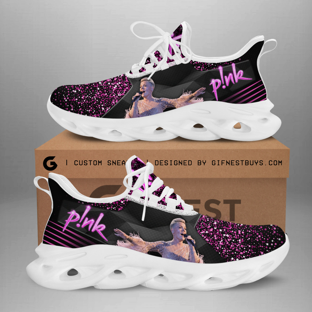 Ideafootwear Pink Max Soul Shoes Sneakers For Men And Women 5