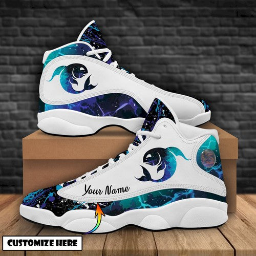 Ideafootwear Pisces Zodiac AJ13 Sneakers Shoes For Men And Women 1